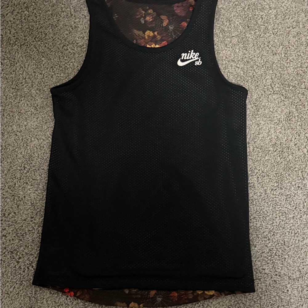 Nike SB Black Mesh Tank Top
